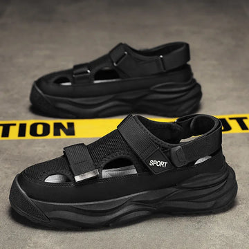 Xajzpa Men's New Breathable Thin Shoes Fashion Men's Casual Sandals Outdoor Non Slip Beach Sandals Male Platform Sandalias 2025